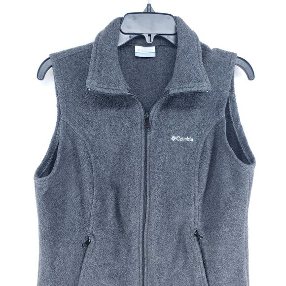 Columbia Full Zip Fleece Vest Women's Size Medium - Picture 2 of 7